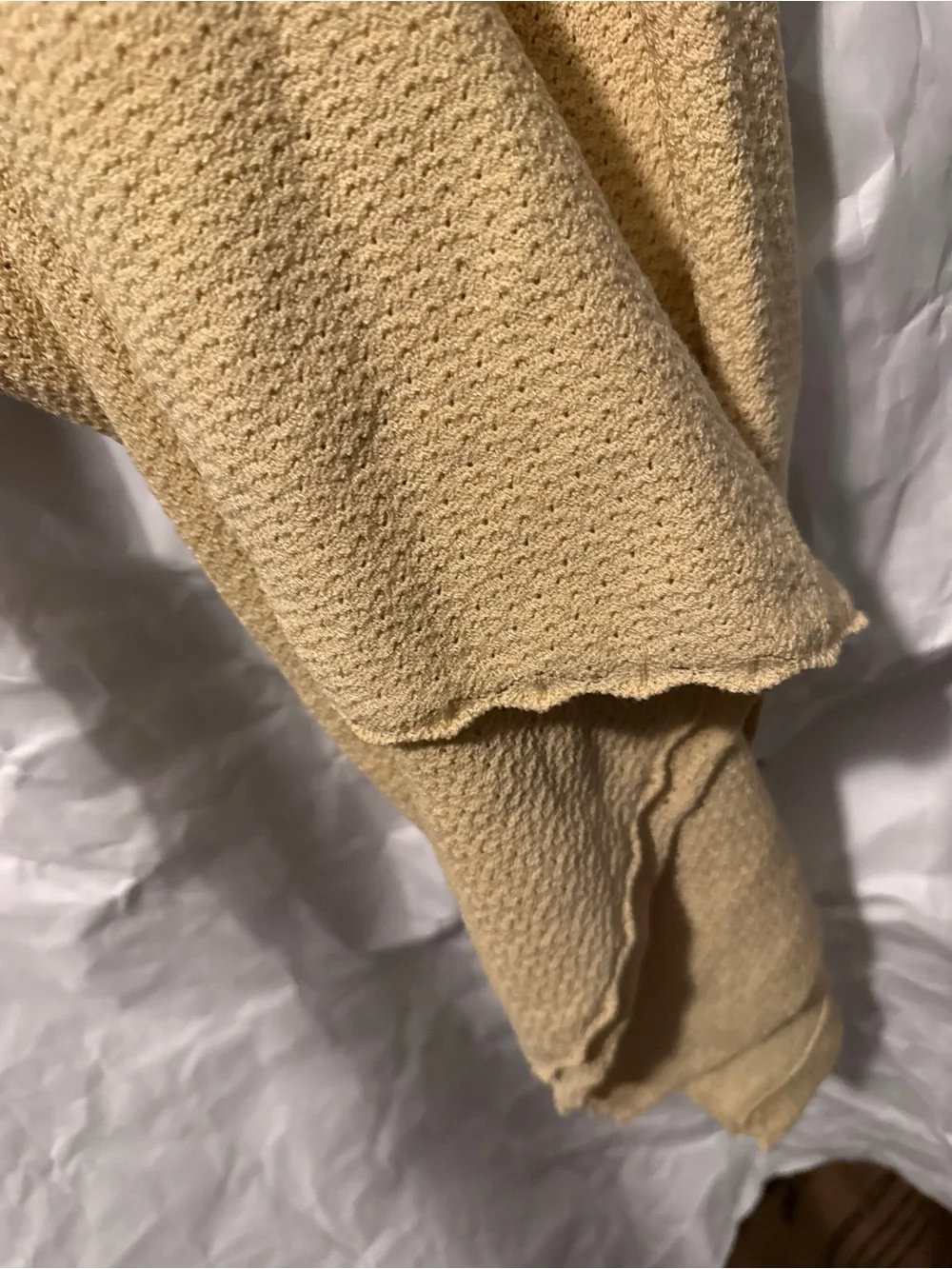 St. John Collection Cream Knit Crewneck Sweater